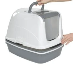 AniOne Geschlossene Sieb-Toilette Clean Cat M -Hochwertiger Tierbedarfsladen 0e3eaad40ebd248c89f0464be614686aa0f87758 b18c2ca03049088769f85dfca2198c130b9ed30e