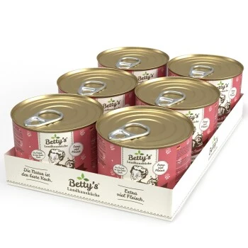 Betty's Landhausküche Rind & Herz 6 X 200g Für Katze 4 Betty's Landhausküche Rind & Herz 6 X 200g Für Katze – Bild 2