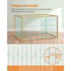 FEANDREA Welpenauslauf 4-teilig Schwarz Mintgrün -Hochwertiger Tierbedarfsladen 22d1b154d9cff87e3a3a2ffe7cbbc78b0cd24efd 1500915 de DE 7aca3d6dfd7254496c1f4ba10fbf1fa941c3f492m2gjrW