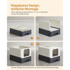 FEANDREA Katzentoilette, Mit Deckel Schwarz -Hochwertiger Tierbedarfsladen 24563f3ac843d4727671c19763dc1d7931b51af3 1665868 de DE 8c3b6b79ab5d557467368f0b8528ab3f5b8ceecaUpev11