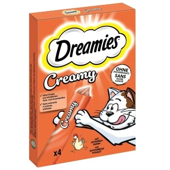 Dreamies Creamy Snack 11x4x10g Huhn 3 Dreamies Creamy Snack 11x4x10g Huhn
