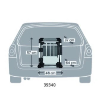 Trixie Transportbox Aluminium S 8 Trixie Transportbox Aluminium S – Bild 6