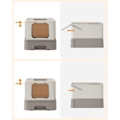 FEANDREA Katzentoilette, Mit Deckel Grau 17 FEANDREA Katzentoilette, Mit Deckel Grau -Hochwertiger Tierbedarfsladen 523bb716edc5a3f31f61492311643f04e0e70b77 1483585 de DE 77290ba9ddd0334acd592f96597fad4f548b2e0bOBwZxn