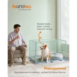 FEANDREA Welpenauslauf 4-teilig Schwarz Mintgrün -Hochwertiger Tierbedarfsladen 54b6eaf096eddc682db9f38a2def8fc58cc177d1 1500915 de DE 3fae71867cdf384168e56ae007ba5cefcf26b66eKCULuj