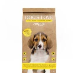 DOG'S LOVE Junior Lachs Und Huhn 2 Kg