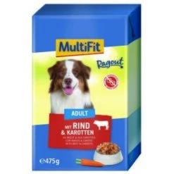 MultiFit Adult In Ragout 12 X 475 G Rind Und Karotten
