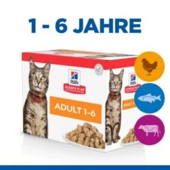 Hill's Science Plan Adult Huhn, Seefisch & Rind 12x85 G 13 Hill's Science Plan Adult Huhn, Seefisch & Rind 12x85 G -Hochwertiger Tierbedarfsladen 599066d33cb2490a4cd18fdcf378736250fb8df2 52742211800 2