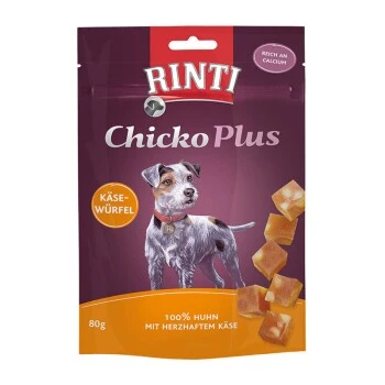 RINTI Chicko Plus 12x80g Huhn & Käse 3 RINTI Chicko Plus 12x80g Huhn & Käse