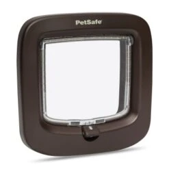 PetSafe Katzenklappe Mit Manueller Verriegelung, Braun