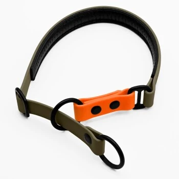 THE DOG IDEA Zugstopp Halsband Khaki S 3 THE DOG IDEA Zugstopp Halsband Khaki S