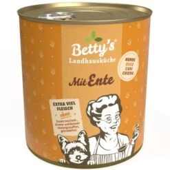 Betty's Landhausküche Mit Ente 6 X 800g Für Hund