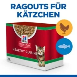 Hill's Science Plan Healthy Cuisine Kitten Ragout Multipack 24x80 G 9 Hill's Science Plan Healthy Cuisine Kitten Ragout Multipack 24x80 G -Hochwertiger Tierbedarfsladen abcb28f9a1d0ac6021fa522f64812e750d4a8375 1386411 de DE hills 2