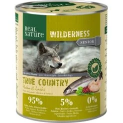 REAL NATURE WILDERNESS Senior True Country Huhn & Lachs 6x800 G