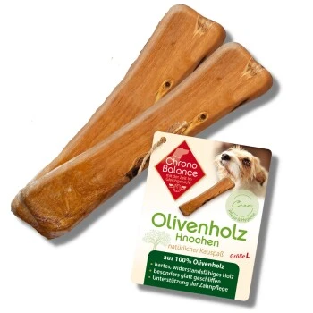 ChronoBalance Olivenholz KNOCHEN (L) 2er Paket 3 ChronoBalance Olivenholz KNOCHEN (L) 2er Paket