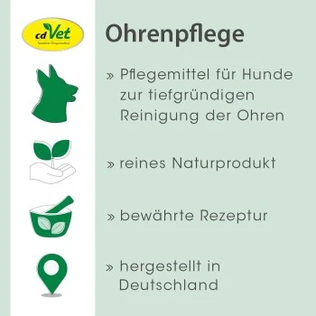 CdVet Ohrenpflege 50ml 4 CdVet Ohrenpflege 50ml – Bild 2