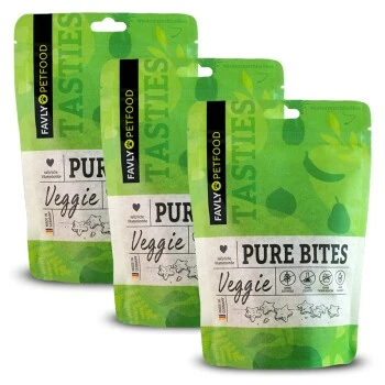 FAVLY Petfood PURE Bites Veggie 360 G 3 FAVLY Petfood PURE Bites Veggie 360 G