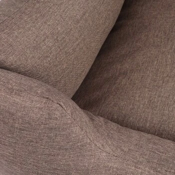 Knuffelwuff Hundebett Lotte Aus Velours Mit Feinem Handwebcharakter Braun/ Grau M-L 4 Knuffelwuff Hundebett Lotte Aus Velours Mit Feinem Handwebcharakter Braun/ Grau M-L – Bild 2