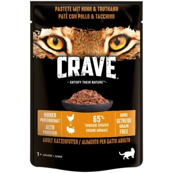 CRAVE Pastete 24x85g Huhn Und Truthahn 3 CRAVE Pastete 24x85g Huhn Und Truthahn