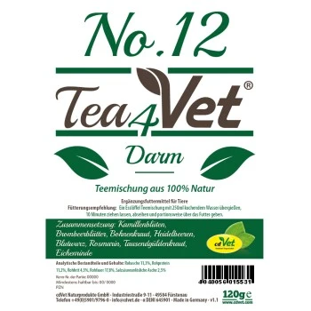 Tea4Vet No.12-Darm 120 G 4 Tea4Vet No.12-Darm 120 G – Bild 2