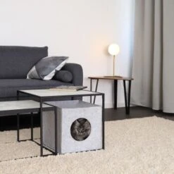 Lionto Katzenhöhle Aus Filz, Regalhöhle Hellgrau -Hochwertiger Tierbedarfsladen e4816f8c551ab965dd3d371869808610c325a956 1657088 de DE 1919c6898b0e0006bd901a8de1cb6c0cddd35d45mV2VrR