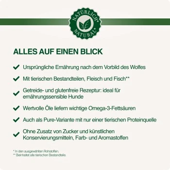 REAL NATURE WILDERNESS Adult Mixpaket 6x800g Mixpaket 1 5 REAL NATURE WILDERNESS Adult Mixpaket 6x800g Mixpaket 1 – Bild 3