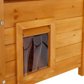 Lionto Katzenhaus "Lodge" Braun 6 Lionto Katzenhaus "Lodge" Braun – Bild 4